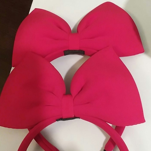 Red Bow Headband - Picture 5 of 7